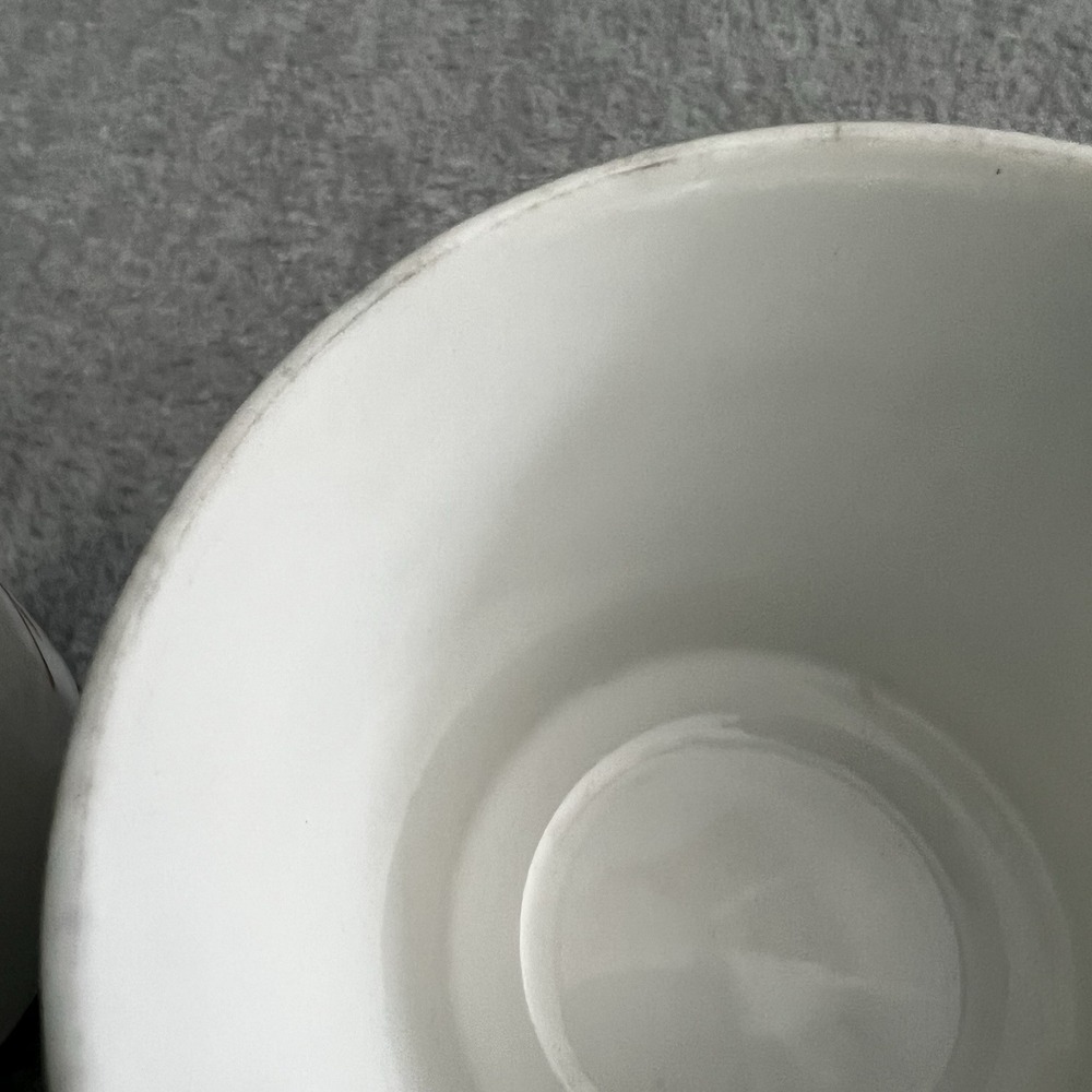GROSEILLER ROUGE Dessert Snack Plates Tea Cups Mann Vintage 1975 Set Brunch - Picture 9 of 11